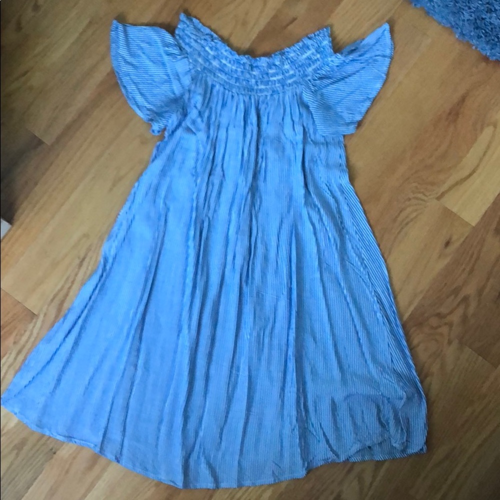 Urban Outfitters Striped Smocked Dress